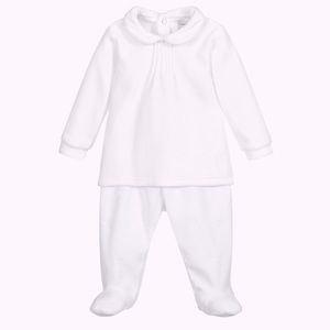 Baby cotton velour two piece set